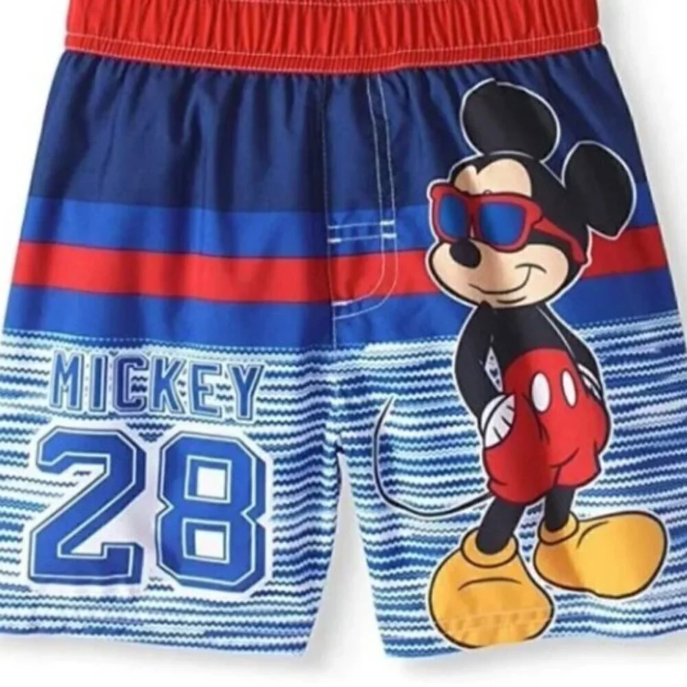DISNEY MICKEY MOUSE SWIMSUIT TRUNKS  2T NEW